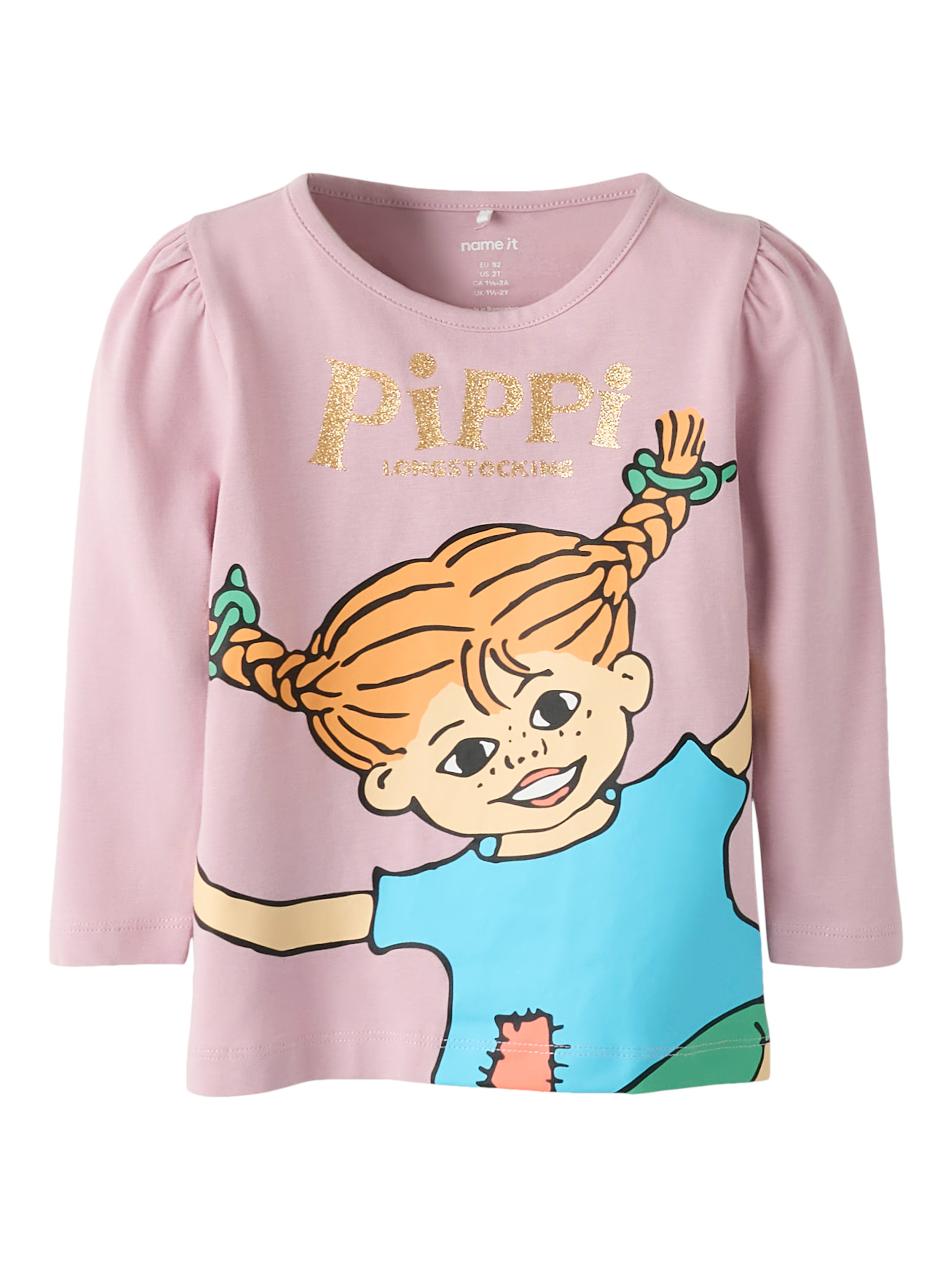 Name It Solma Pippi Ls Top Keepsake Lilac 92 Cm