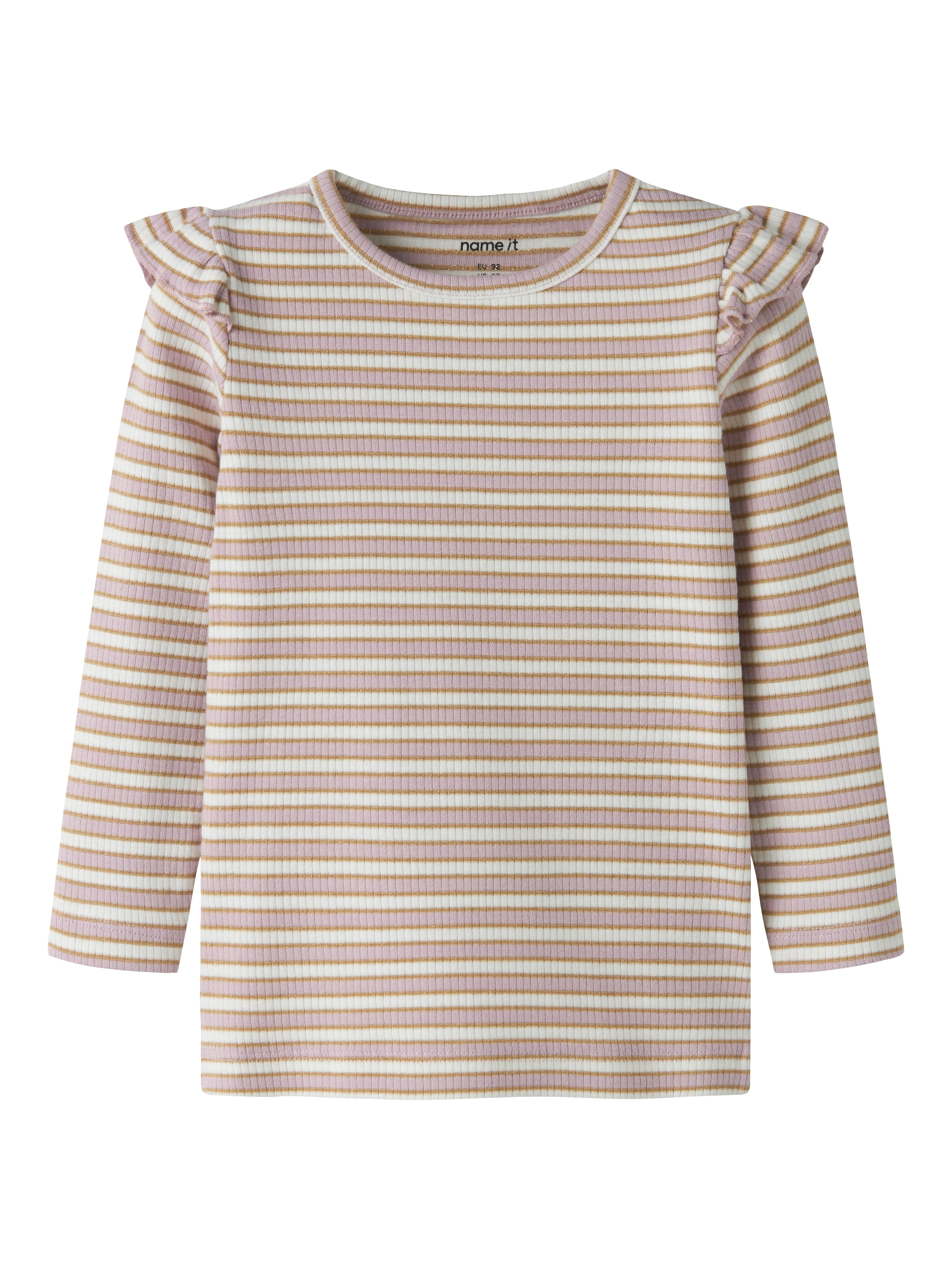 Name It Taias Ls Slim Top Dawn Pink 92 Cm