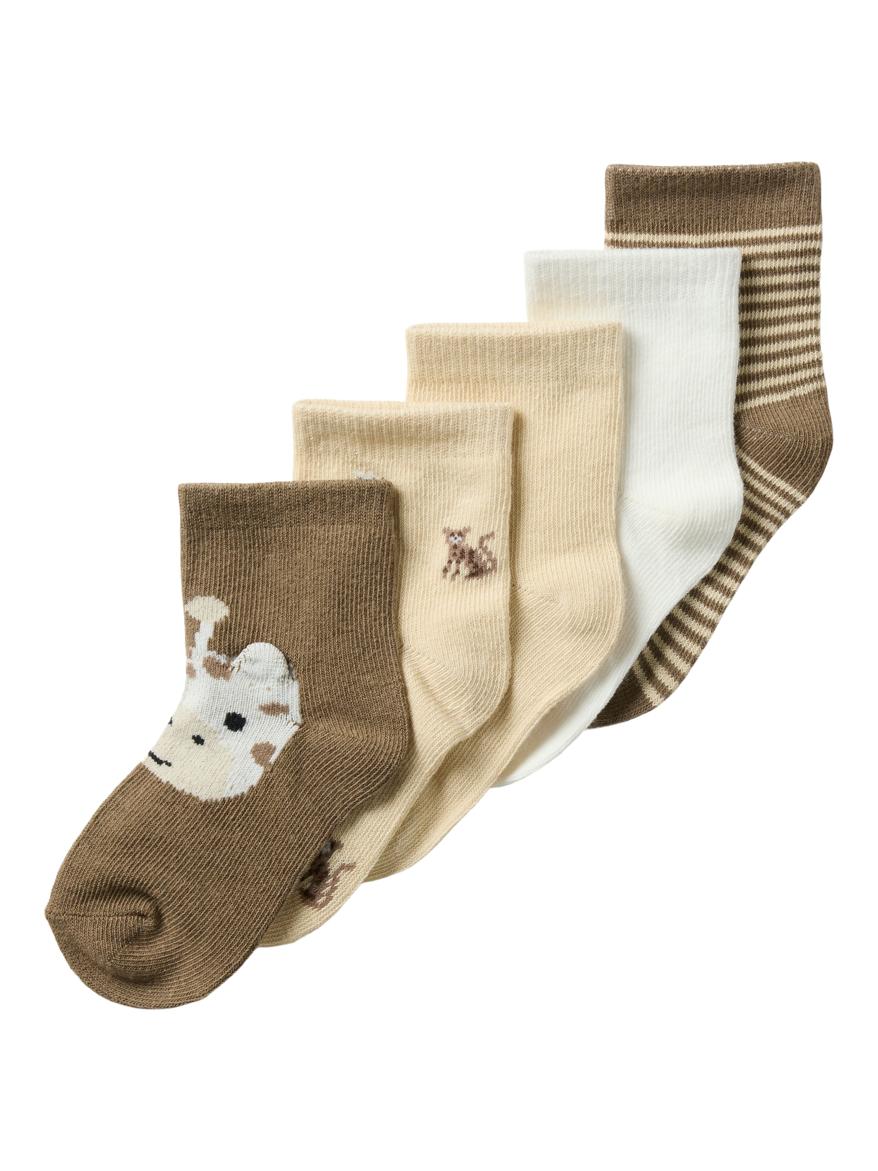 Name It Touni   Pak Strømper Summer Sand 50 56