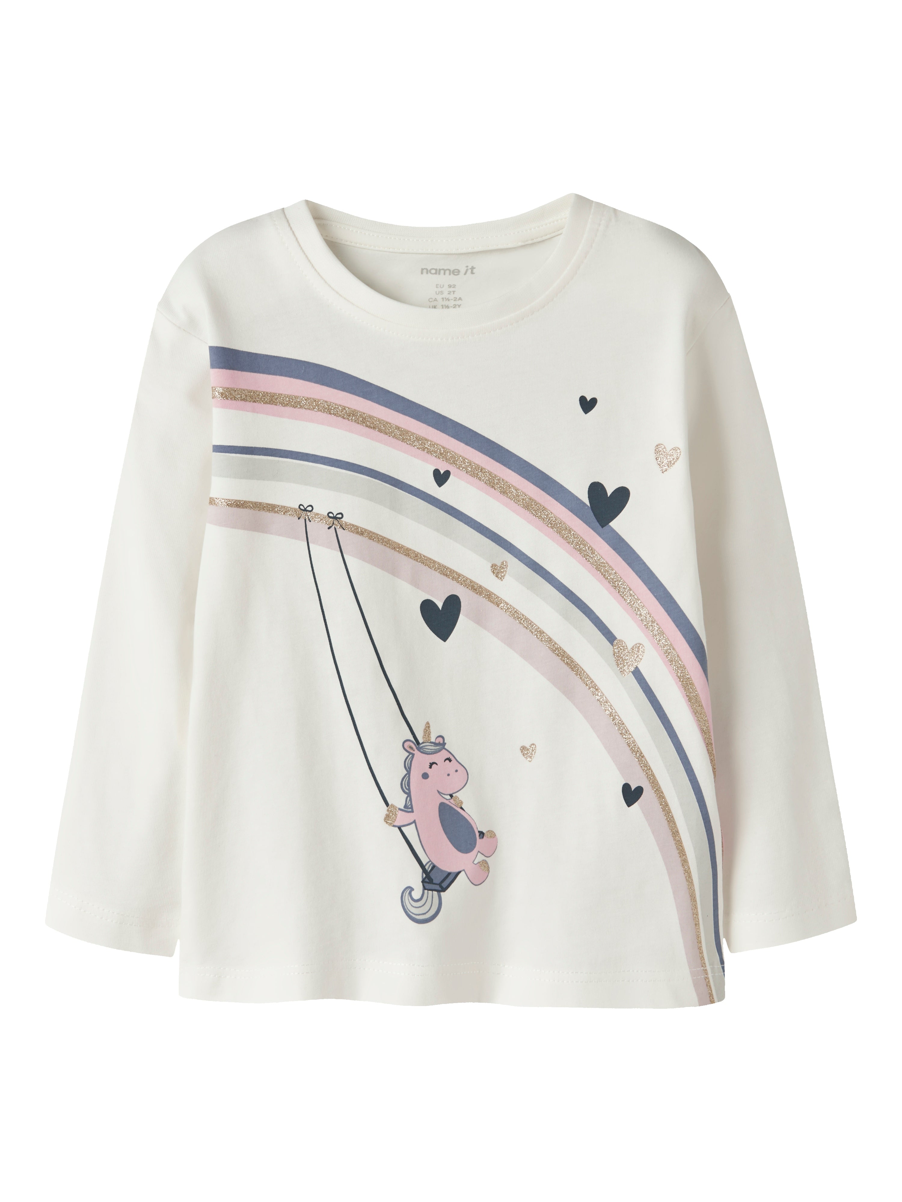 Name It Valiane Ls Top Cloud Dancer 92 Cm