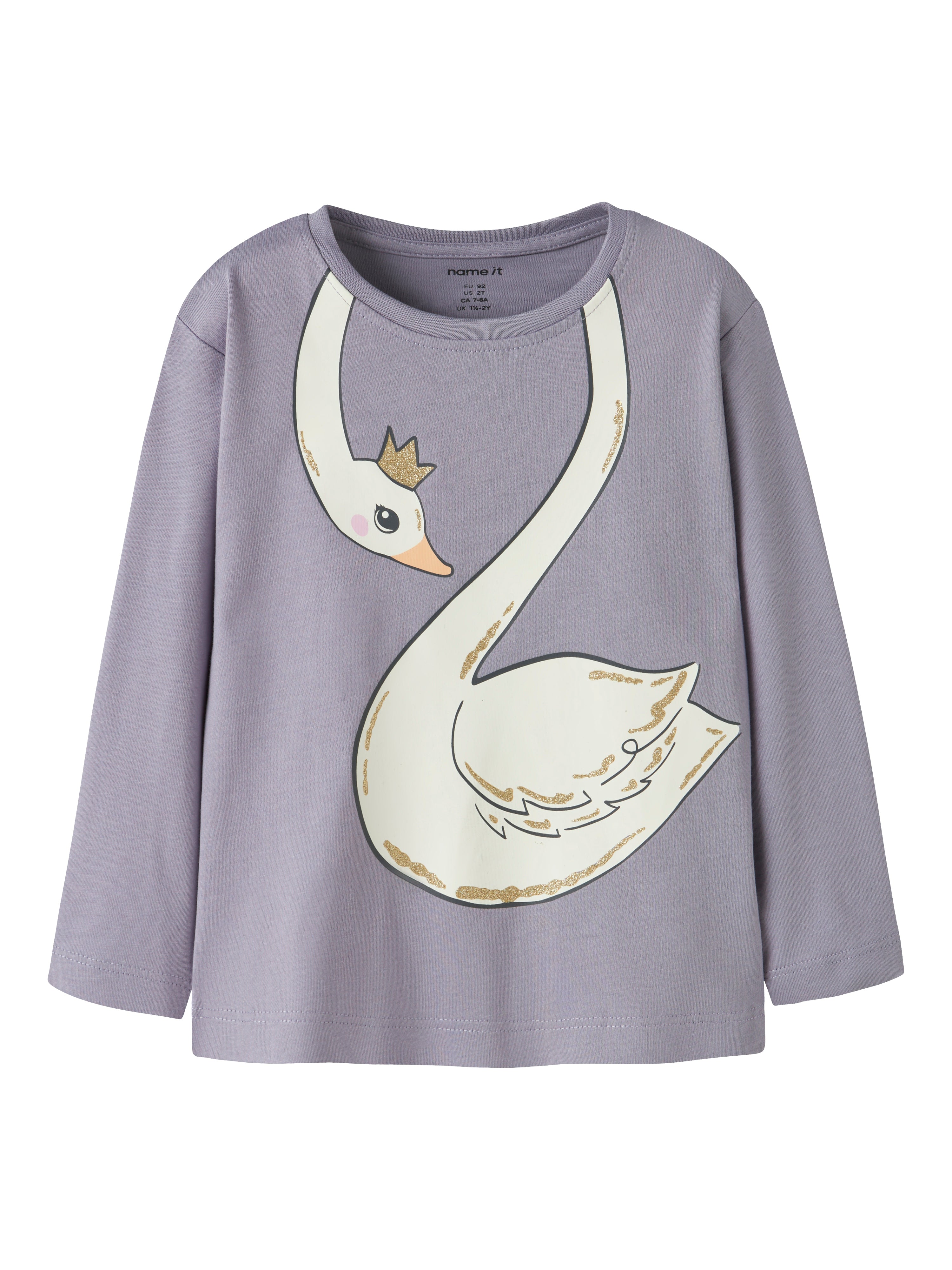 Name It Valiane Ls Top Lavender Gray 92 Cm