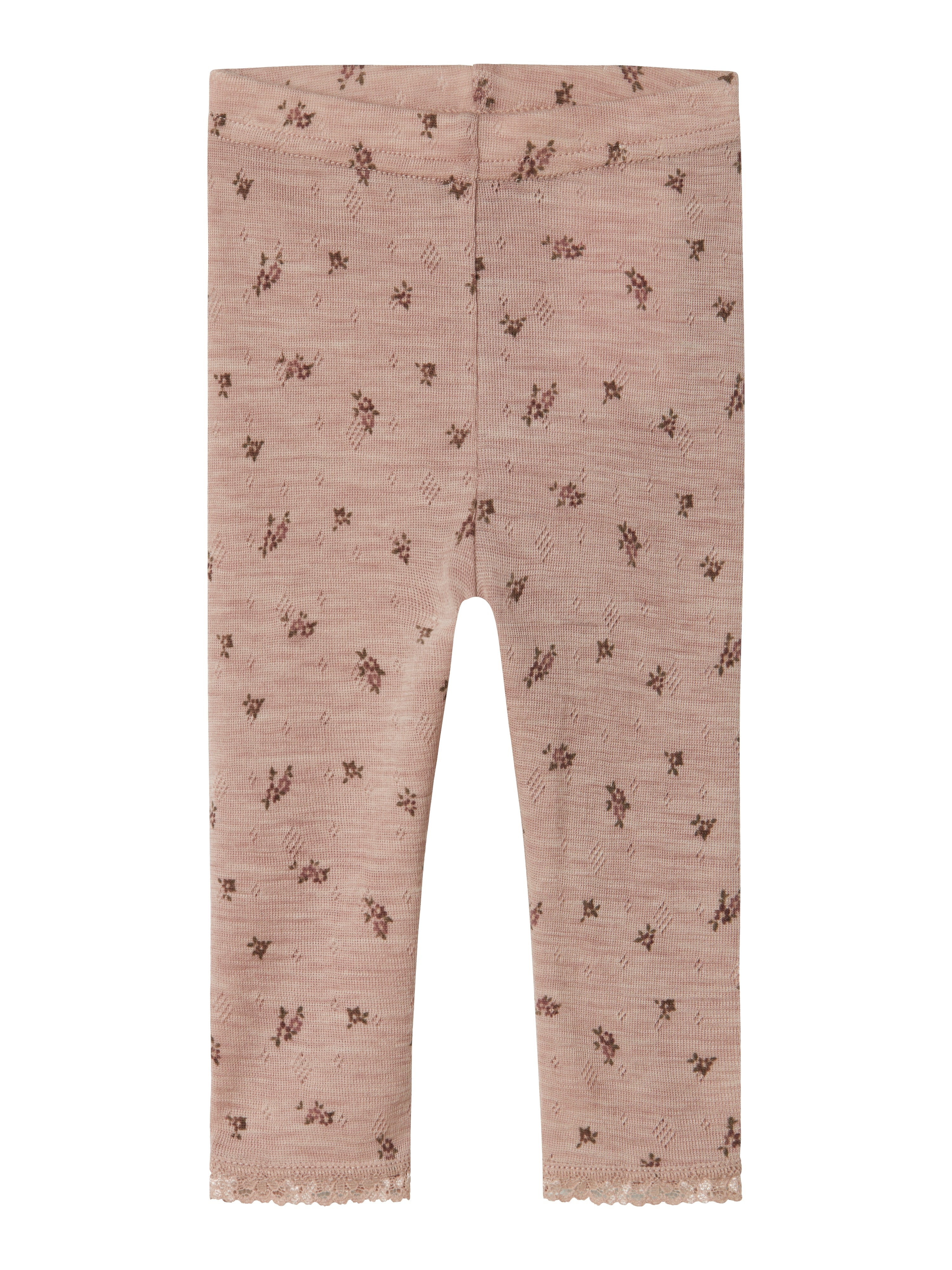 Name It Wang Wool Needle Leggings  Shadow Gray Flower 50 Cm