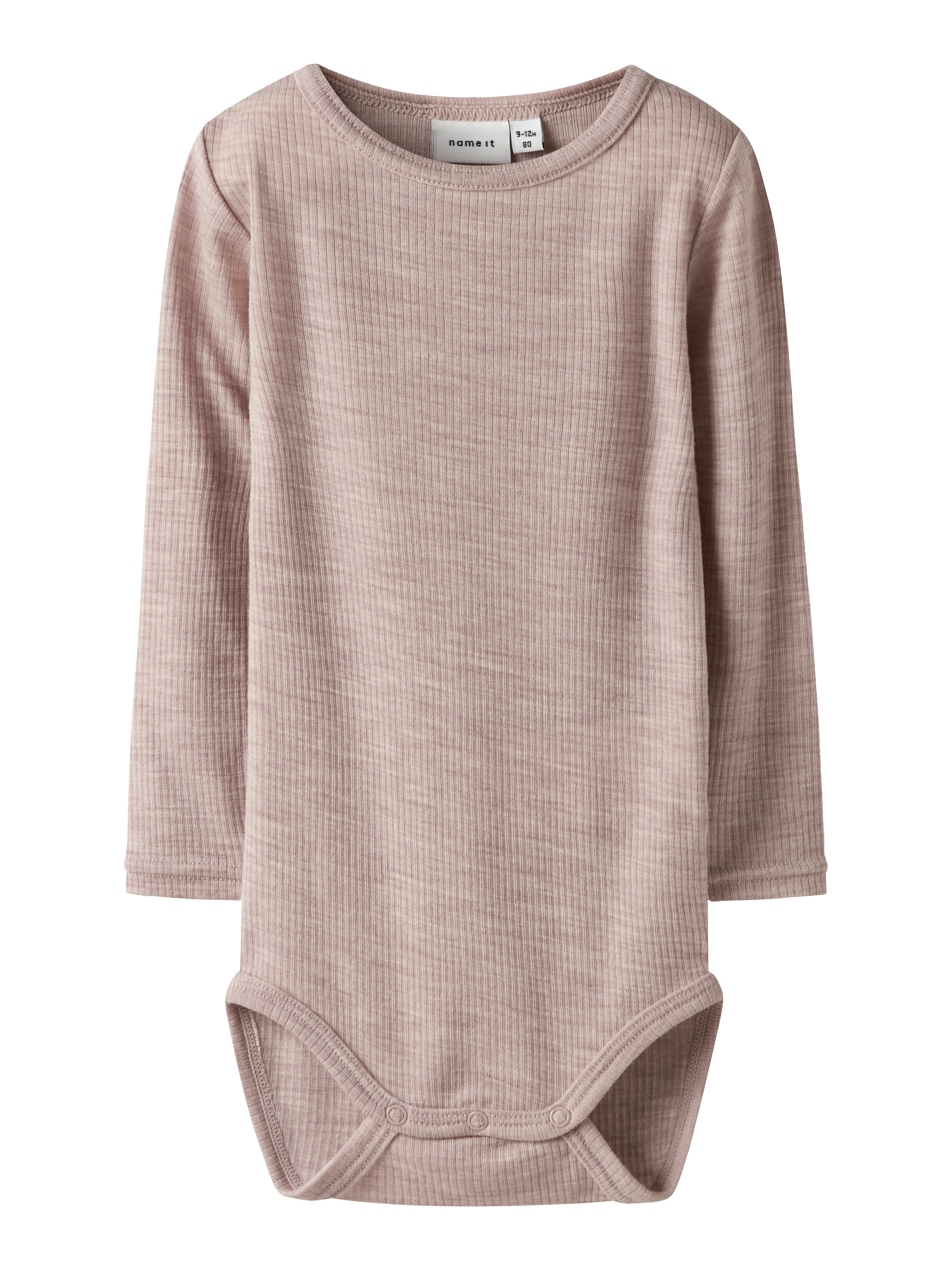 Name It Wax Wool Rib Body Shadow Gray 50 Cm