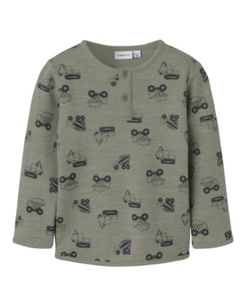 Name It Wuppo Wool Top Dried Sage Machines 92 Cm