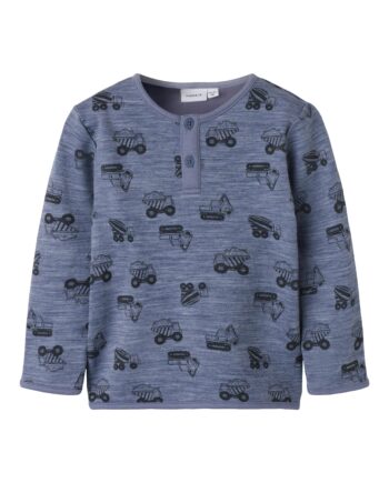 Name It Wuppo Wool Top Folkstone Gray Machines 92 Cm