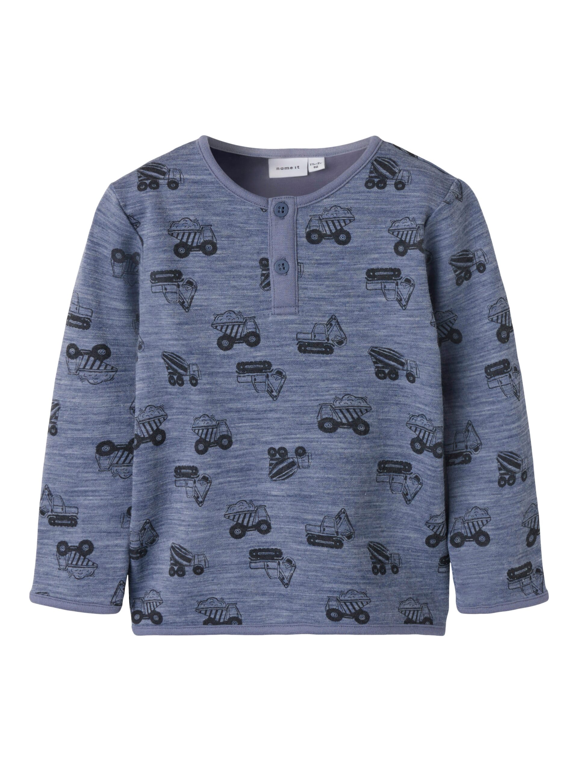 Name It Wuppo Wool Top Folkstone Gray Machines 92 Cm