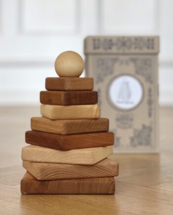 Natural Pyramid Stabletårn Wooden Story