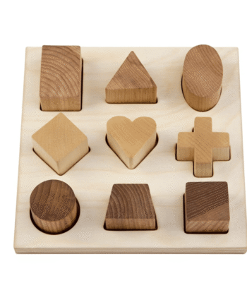 Natural Shape Puzzle Board Wooden Story