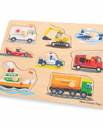 New Classic Toys Knoppuslespil Transportmidler