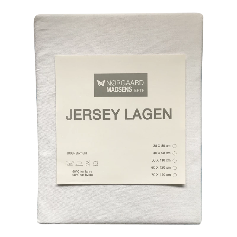 Nm Jersey Lagen Str  38x80 Cm  Hvid