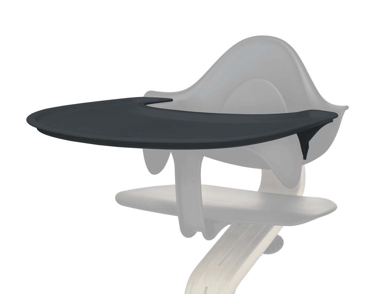 Nomi Tray Anthracite Bakkebord