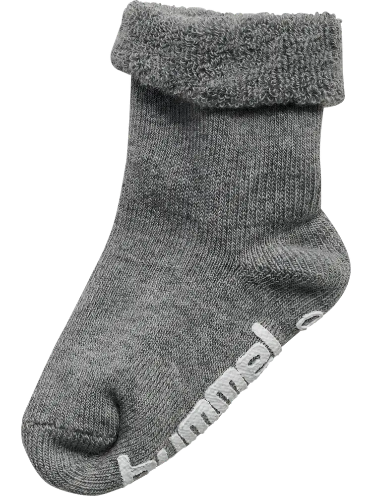 Non Slip Sokker Grey Melange 18 20