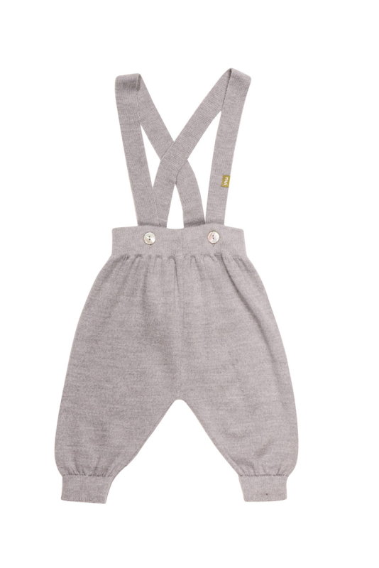 Nui Organics Baby Selebukser   Merinould  Lys Grå