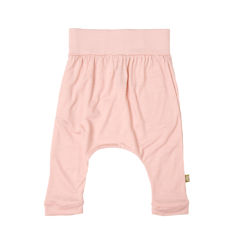 Nui Organics Ballonbukser   Merinould Til Baby  Sart Rosa