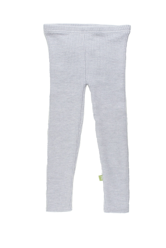 Nui Organics Uld Strik Leggings Lys Gråmeleret