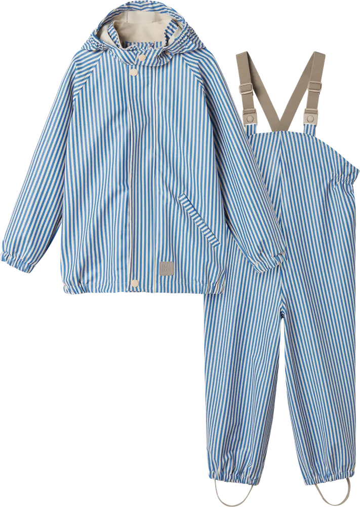Oddy Regnsæt Blue Stripe 104 110