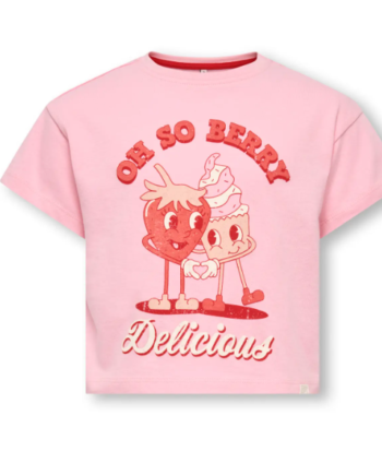Only Mini Belinda Life Ss Tee Romance Rose Delicious 92 Cm