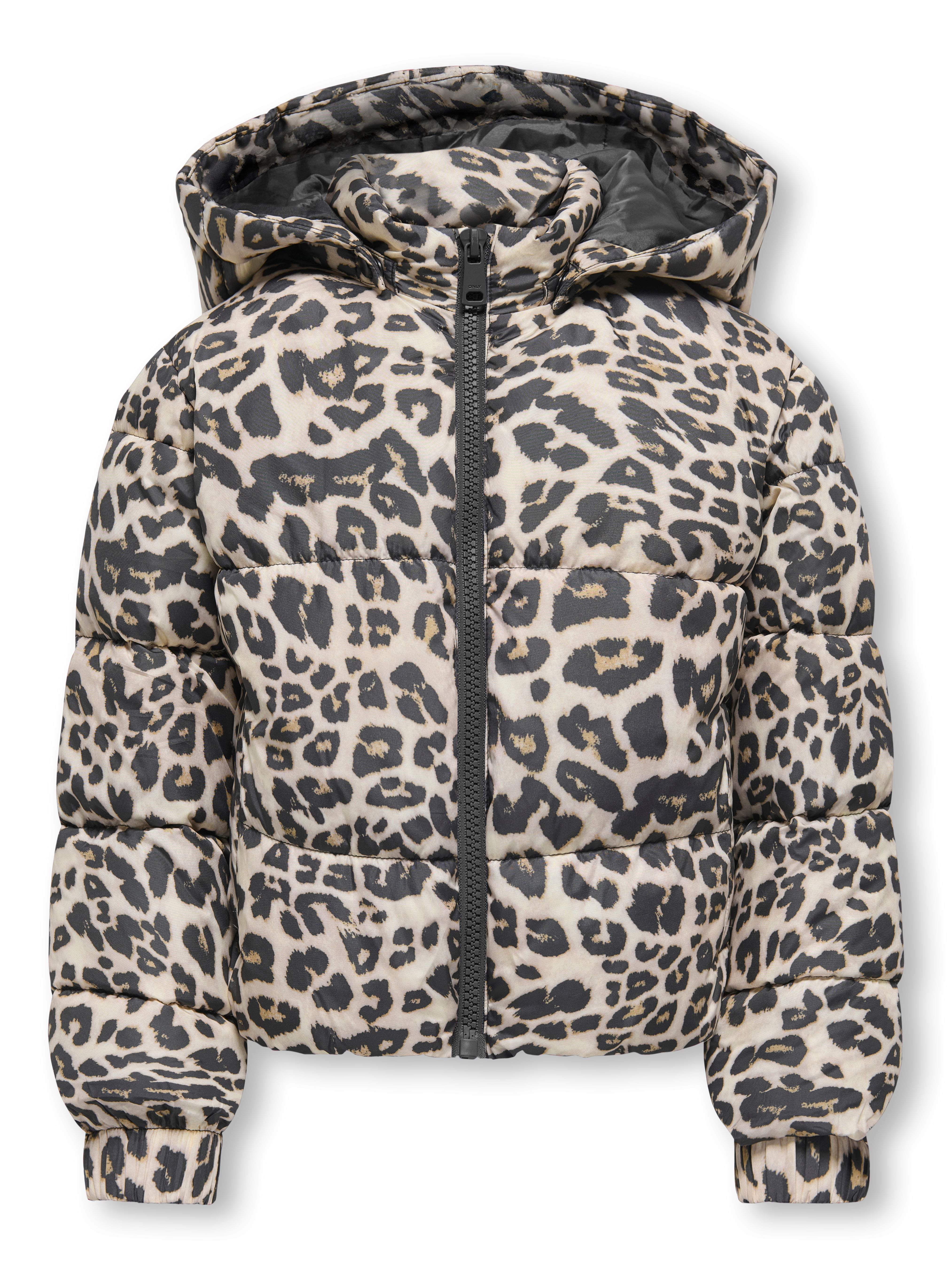 Only Mini Dalia Short Puf Jacket Silver Mink Leo 92 Cm