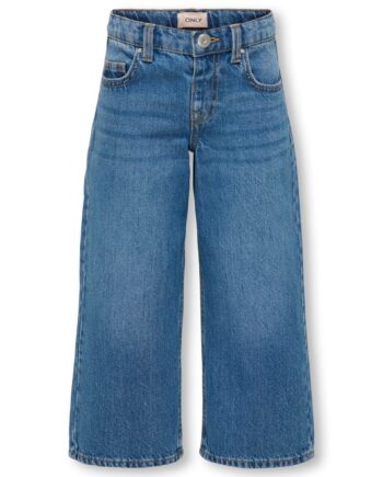 Only Mini Lumi Wide Denim Jeans  Medium Blue Denim 92 Cm