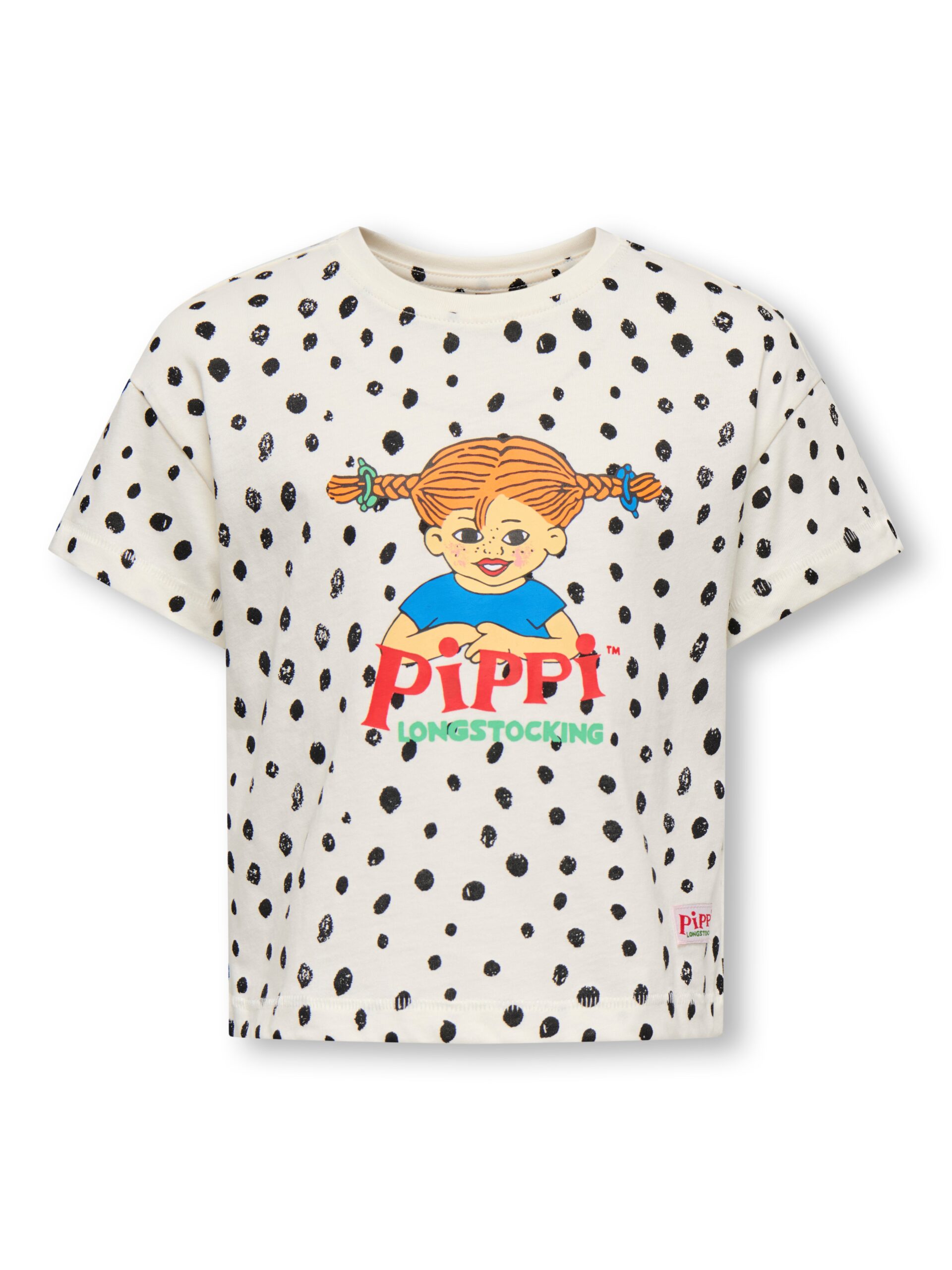 Only Mini Pippa Life Ss Tee Egret Dot 92 Cm
