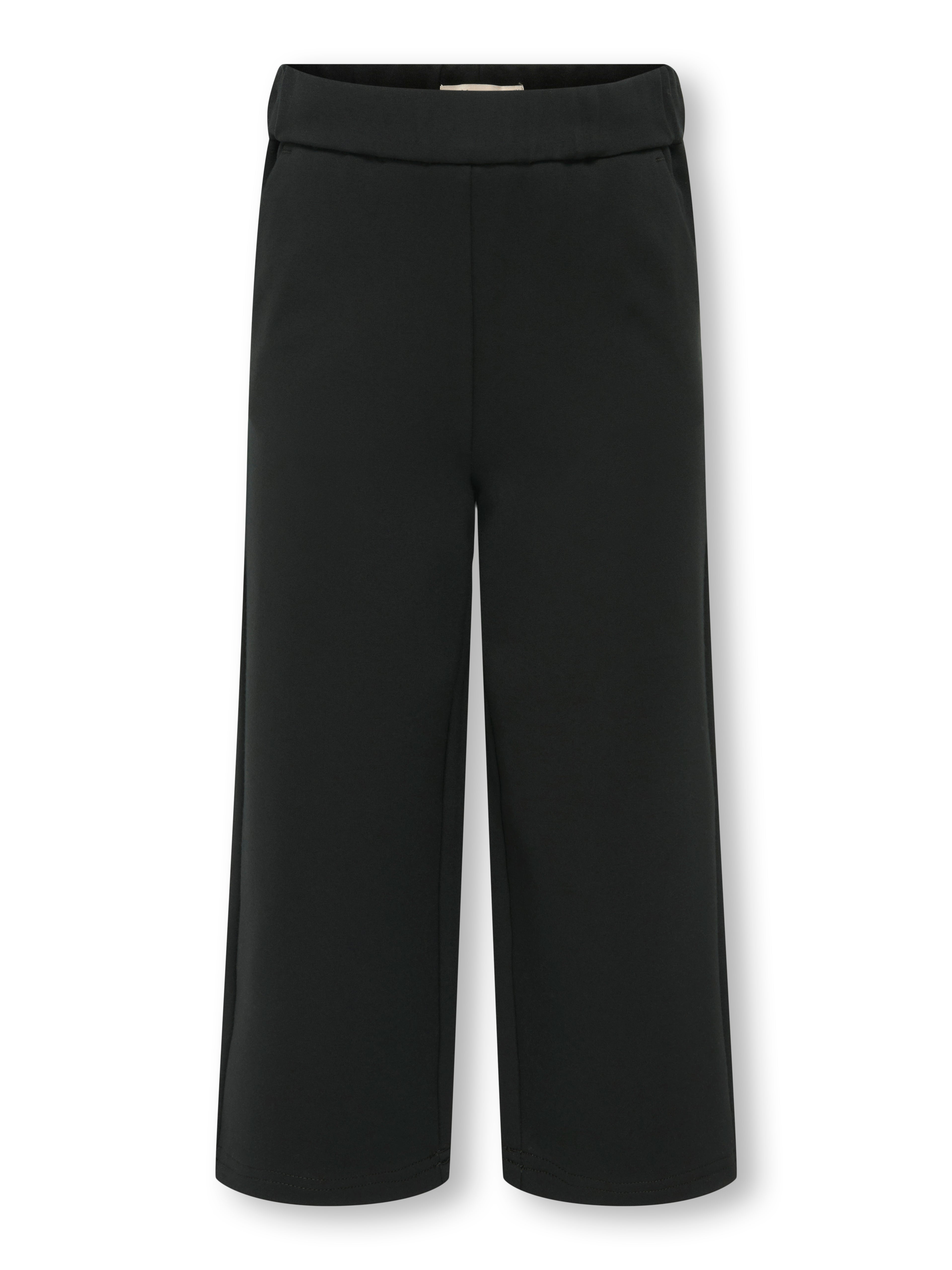 Only Mini Poptrash Life Wide Pants Black 92 Cm