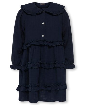 Only Mini Thyra Life Dress Night Sky 92 Cm
