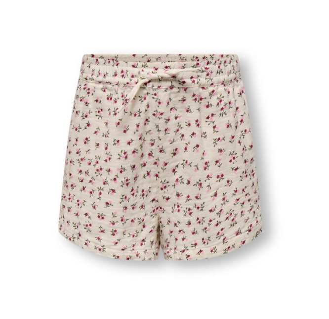 Only Mini Thyra Life Shorts Tofu Ditsy Flower 92 Cm