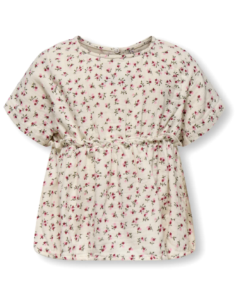 Only Mini Thyra Life Ss Top Tofu Ditsy Flower 92 Cm