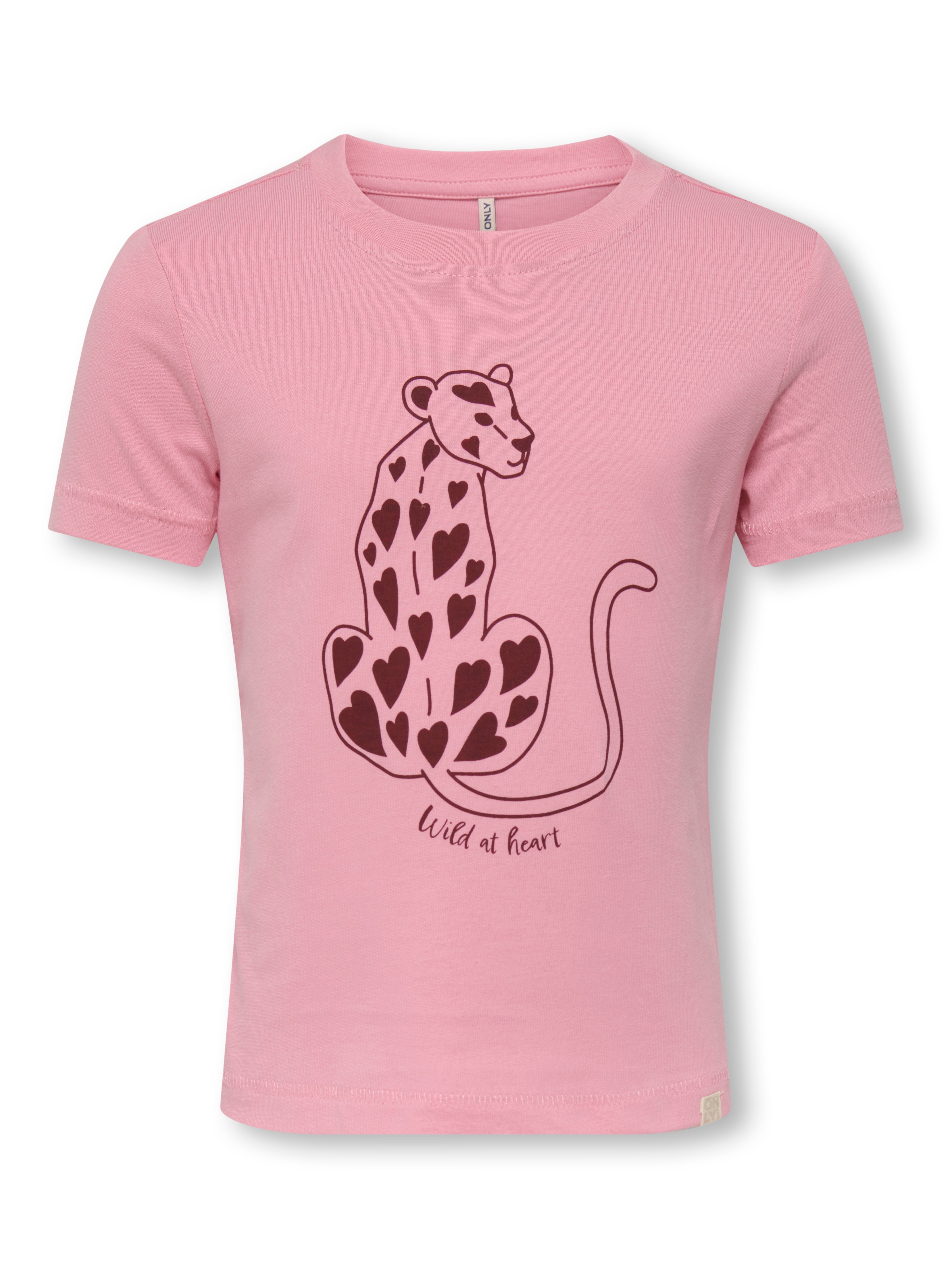 Only Mini Tijana Life Ss Top Sea Pink Wild 92 Cm