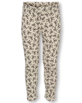 Only Mini Trinny Life Leggings Pumice Stone Bow 92 Cm