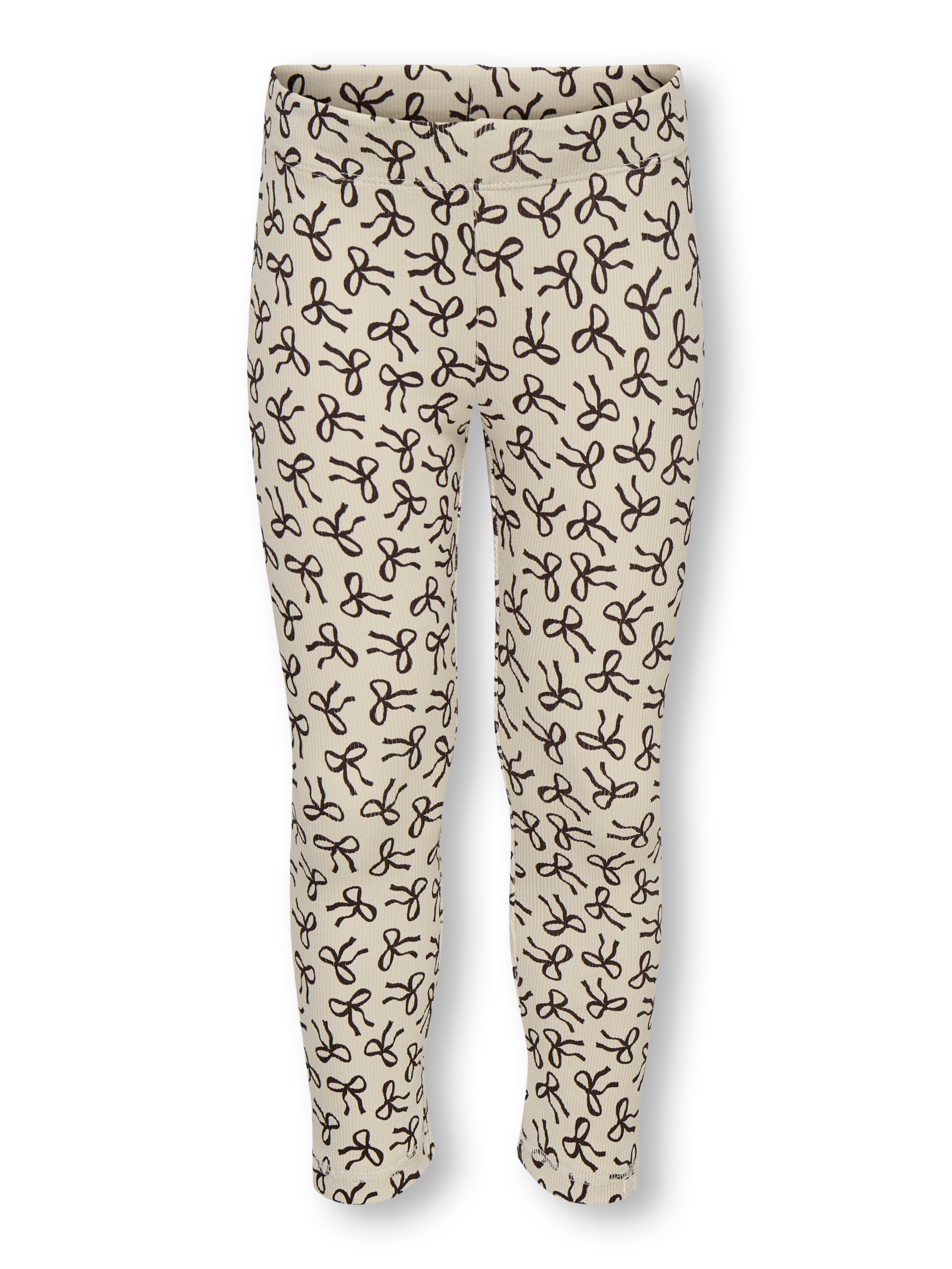Only Mini Trinny Life Leggings Pumice Stone Bow 92 Cm