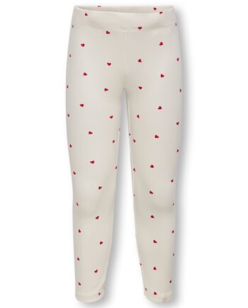Only Mini Trinny Life Leggings Tofu Heart 92 Cm