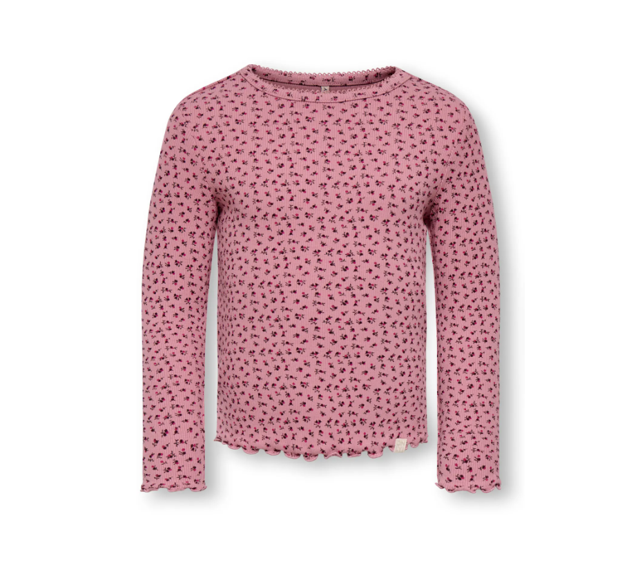 Only Mini Trinny Ls Top Foxglove Aw Disty Flower 92 Cm