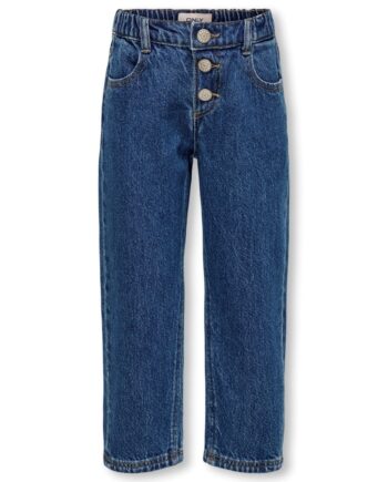 Only Mini Valentine Straight Fly Jeans  Medium Blue Denim 92 Cm