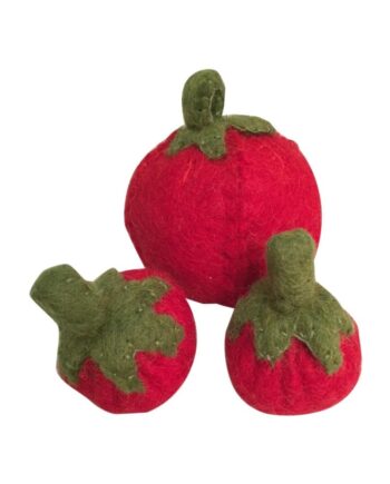 Papoose Toys Legemad Tomater Filt