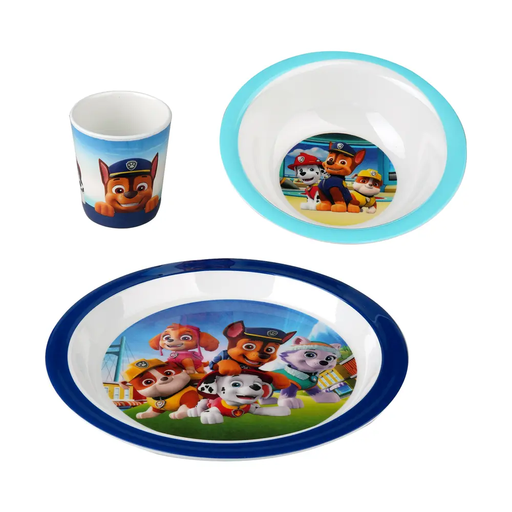 Paw Patrol   Pcs Set Blue 100  Melamin