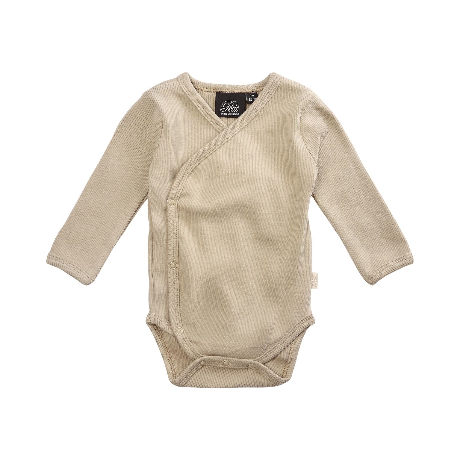 Petit By Sofie Schnoor New Born Rib Body Dusty Green 50 Cm