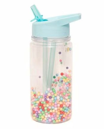 Petit Monkey Drikkedunk Confetti Aqua Blue