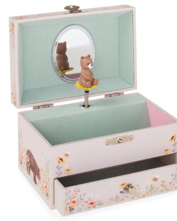 Petit Monkey Smykkeskrin Med Musik Bamse