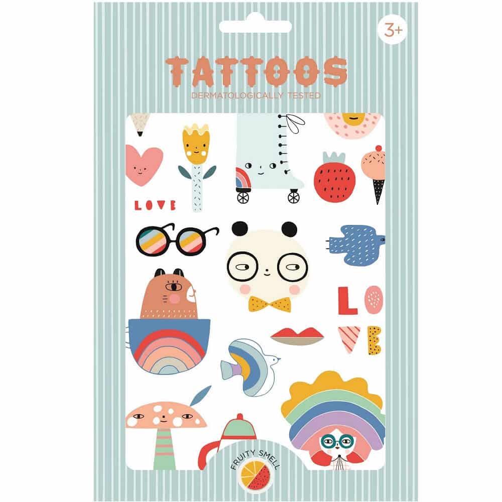 Petit Monkey Tatoveringer Panda Love
