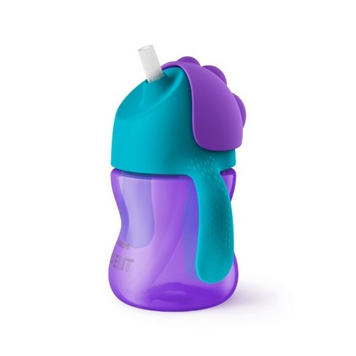 Philips Avent Bendy Sugerørskop Lilla Blå Str Mdr