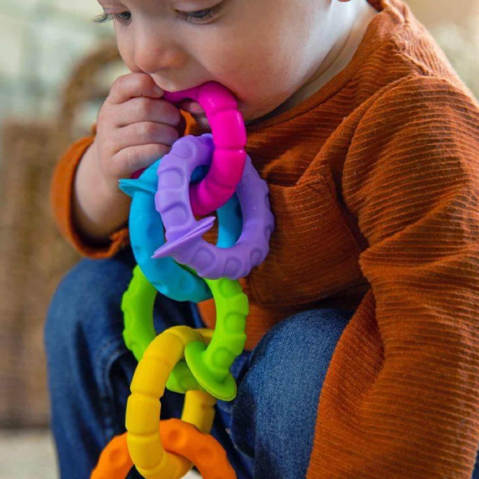 Pip Squigz Ringlets  Silikone Ringe Med Sugekopper Fat Brain Toys