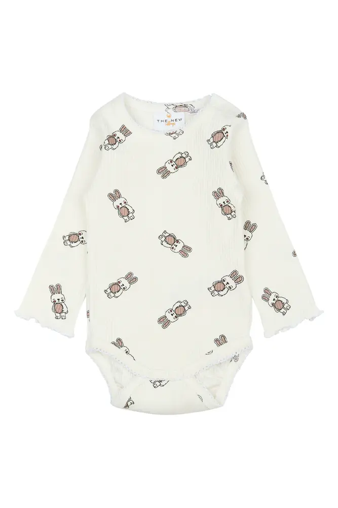 Pippa Rib Body Langærmet Cloud Dans 68