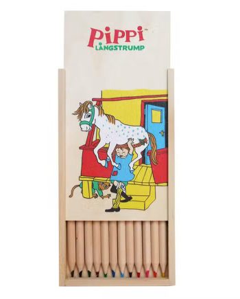 Pippi Langstrømpe Farveblyanter Hest