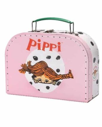 Pippi Langstrømpe Kuffert Lyserød