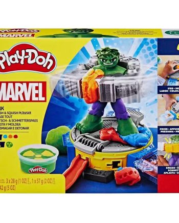 Play Doh Marvel Smash Og Squish Modellervoks Sæt