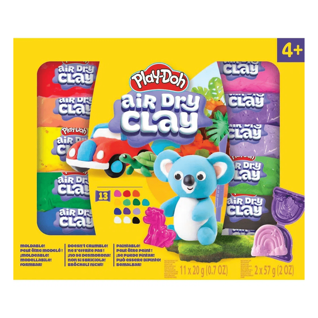 Play-doh Ler 13 Stk  Gem Og Mal Dine Kreationer