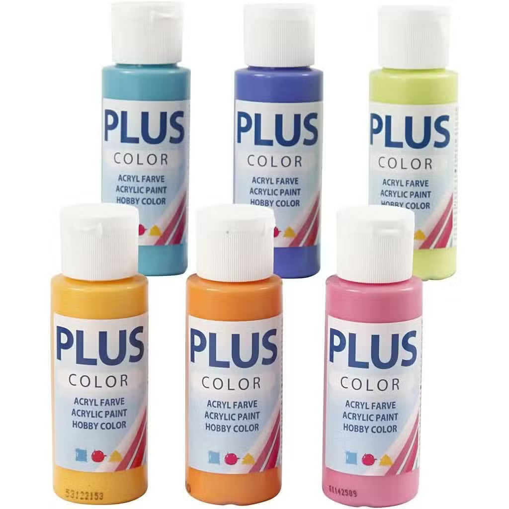 Plus Color Hobbymaling Stærke Farver   Pak