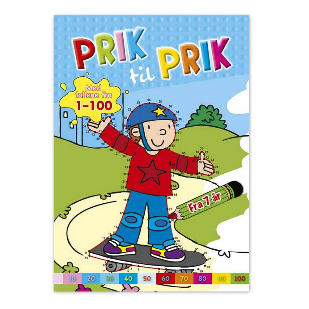 Prik Til Prik Med Tallene -100 Skater