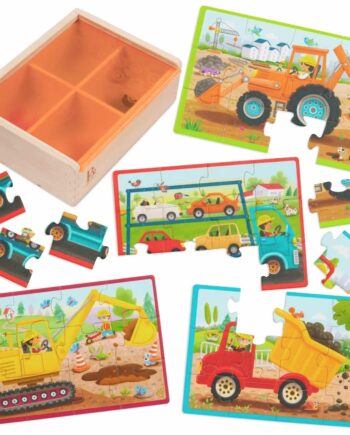 Puslespil Med Køretøjer    Toys